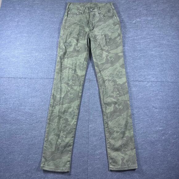 Cimarron Denim - VTG Cimarron NOS Denim Stretch Jeans Randy Dragopa Dragon AOP Deadstock 28 Spain